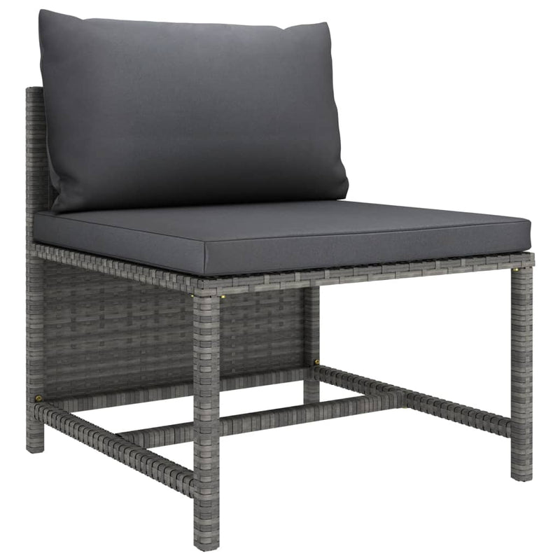 3_Piece_Garden_Lounge_Set_with_Cushions_Poly_Rattan_Grey_IMAGE_6