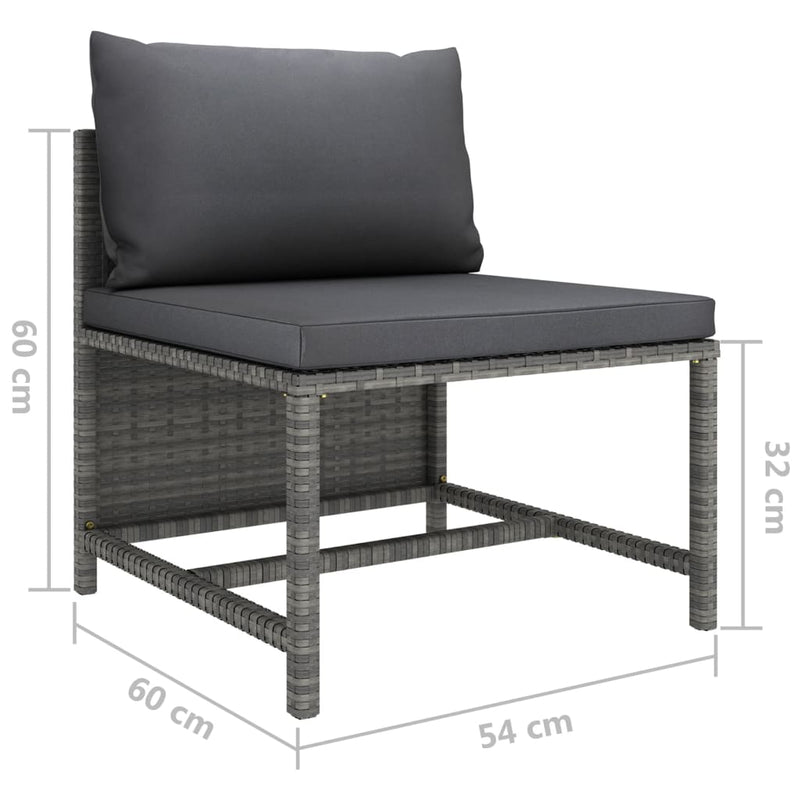 3_Piece_Garden_Lounge_Set_with_Cushions_Poly_Rattan_Grey_IMAGE_11