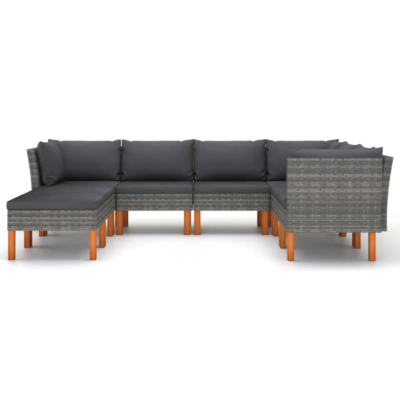 8_Piece_Garden_Lounge_Set_with_Cushions_Poly_Rattan_Grey_IMAGE_3