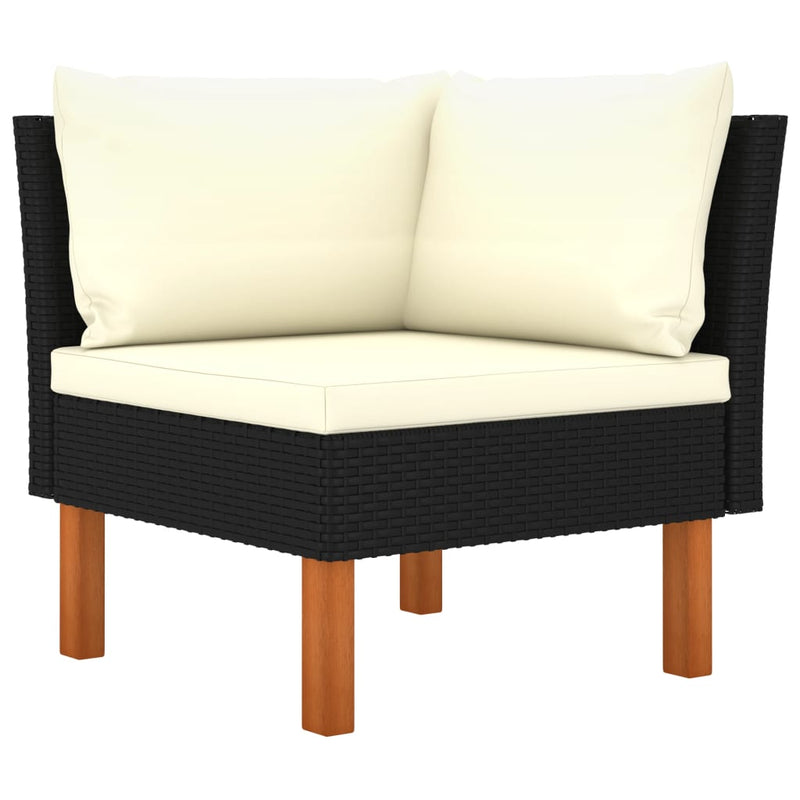 4_Piece_Garden_Lounge_Set_with_Cushions_Poly_Rattan_Black_IMAGE_4