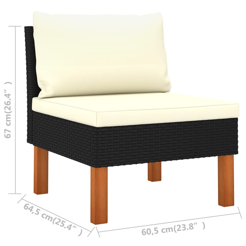 4_Piece_Garden_Lounge_Set_with_Cushions_Poly_Rattan_Black_IMAGE_9