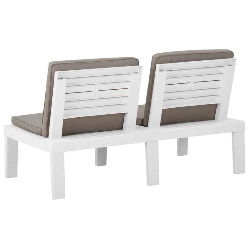 Garden_Lounge_Bench_with_Cushion_Plastic_White_IMAGE_4_EAN:8720286314715