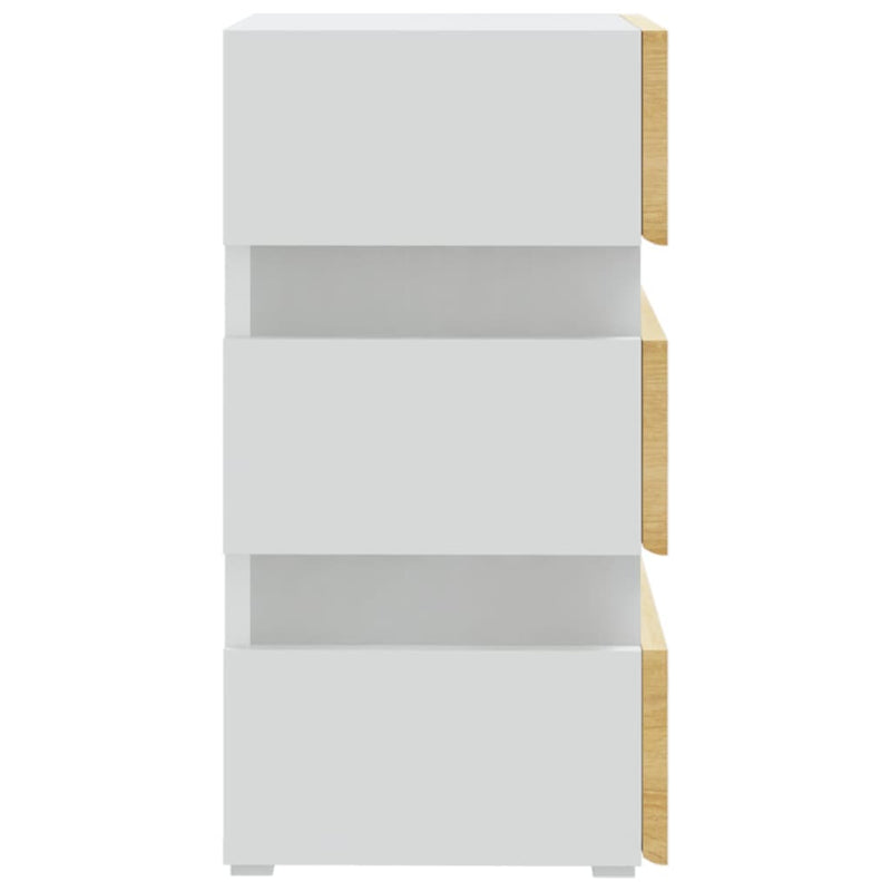 LED_Bedside_Cabinet_White_and_Sonoma_Oak_45x35x67_cm_Engineered_Wood_IMAGE_7