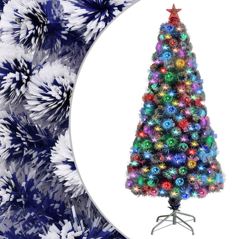 Artificial_Christmas_Tree_with_LED_White&Blue_150_cm_Fibre_Optic_IMAGE_1