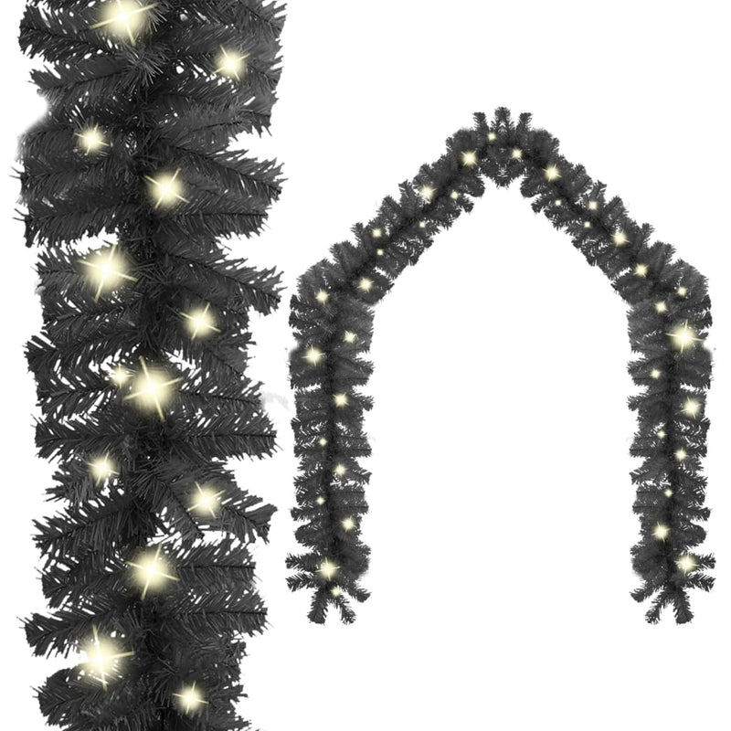 Christmas_Garland_with_LED_Lights_20_m_Black_IMAGE_1