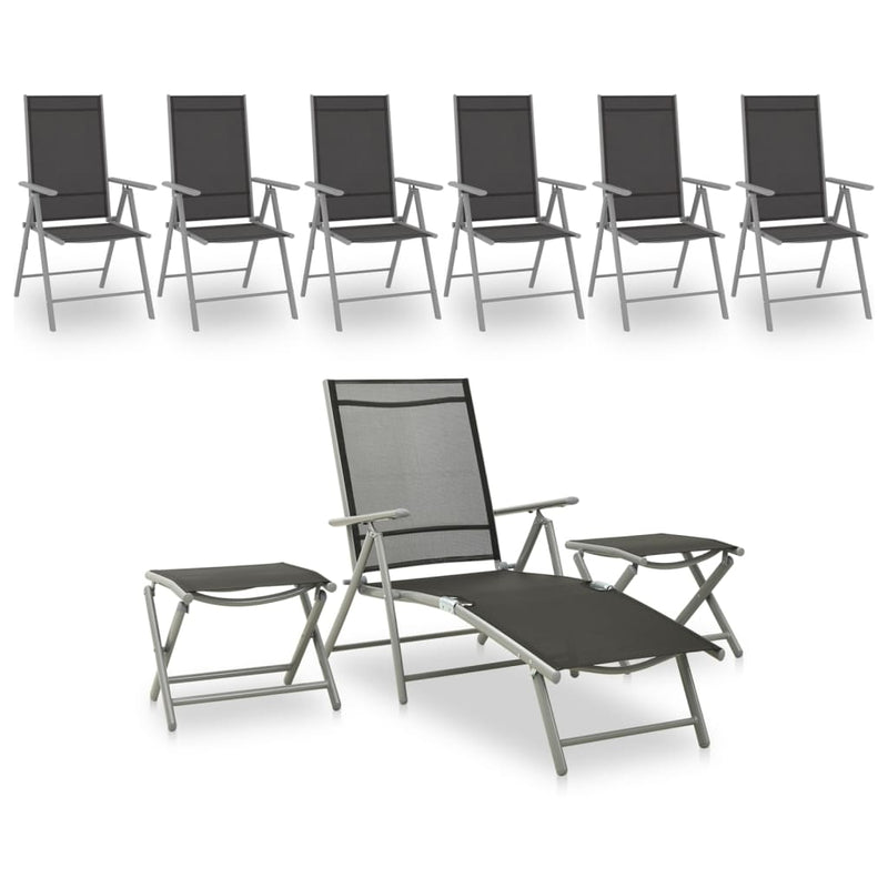 9_Piece_Garden_Lounge_Set_Black_and_Silver_IMAGE_1