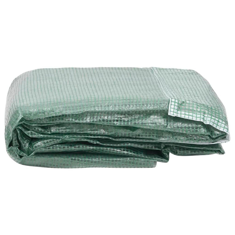 Greenhouse Replacement Cover (9 m²) 300x300x200 cm Green