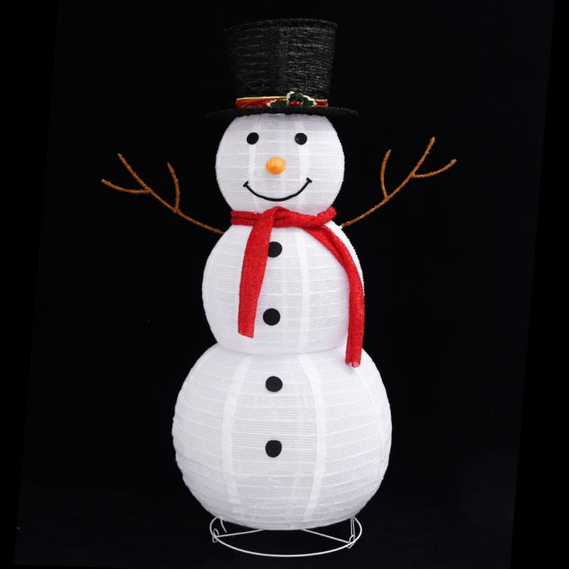 Decorative_Christmas_Snowman_Figure_LED_Luxury_Fabric_120cm_IMAGE_4