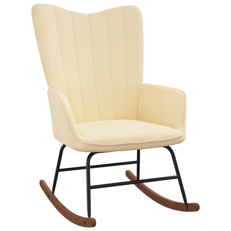 Rocking_Chair_Cream_White_Velvet_IMAGE_1