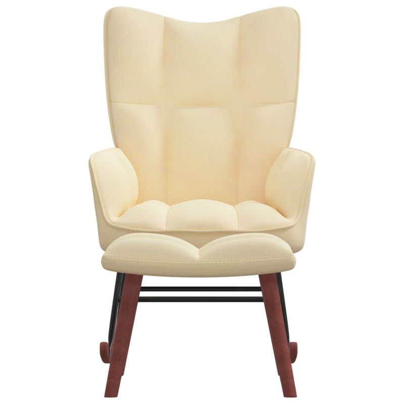 Rocking_Chair_with_a_Stool_Cream_White_Velvet_IMAGE_2