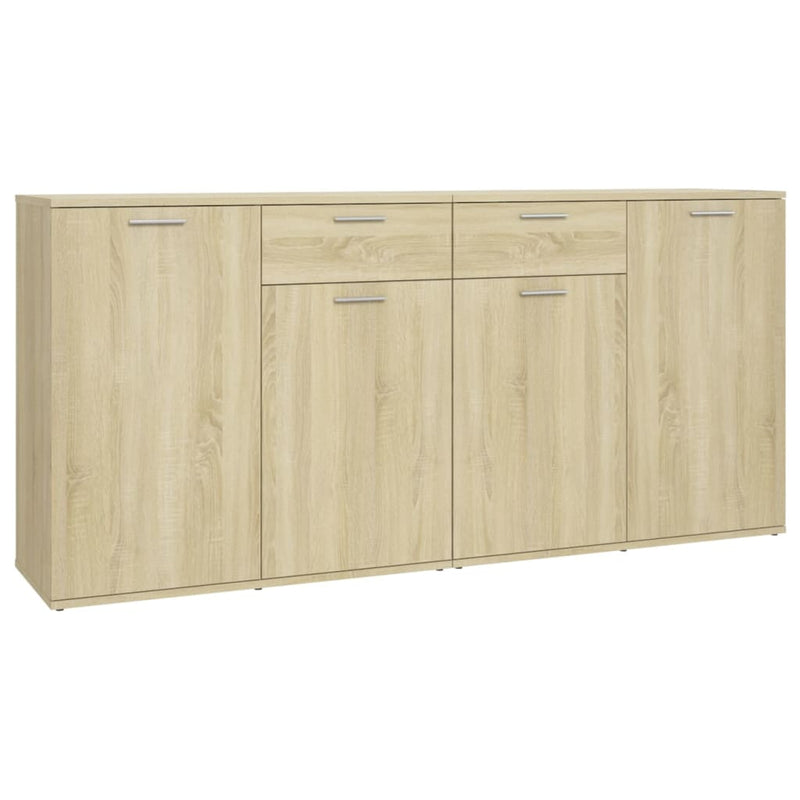 Sideboard Sonoma Oak 160x36x75 cm Engineered Wood
