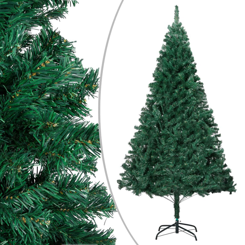 Artificial_Christmas_Tree_with_LEDs&Ball_Set_Green_210_cm_PVC_IMAGE_2