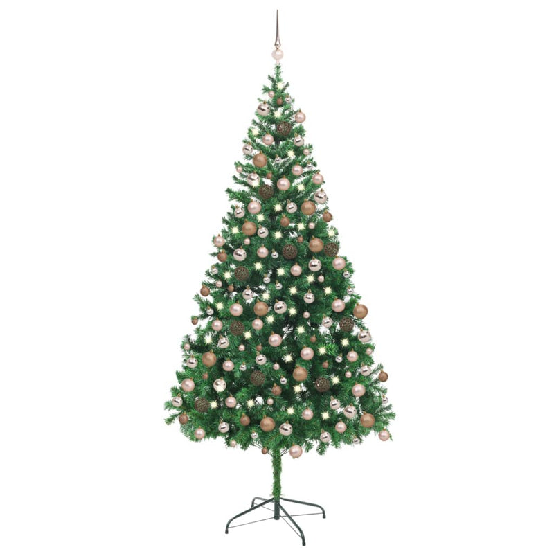 Artificial_Christmas_Tree_with_LEDs&Ball_Set_210cm_910_Branches_IMAGE_1