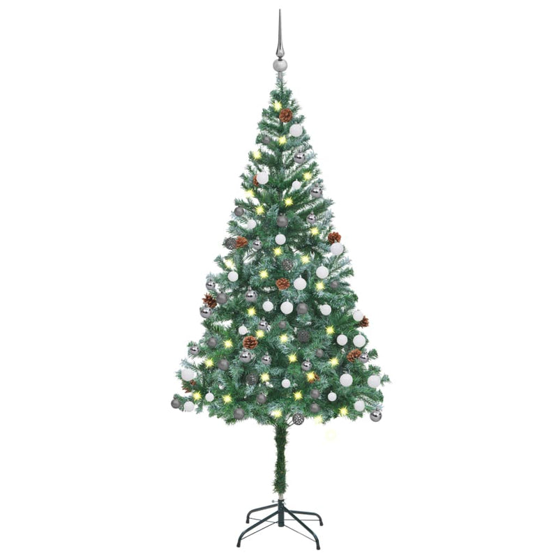 Artificial_Christmas_Tree_with_LEDs&Ball_Set_Pinecones_180_cm_IMAGE_1