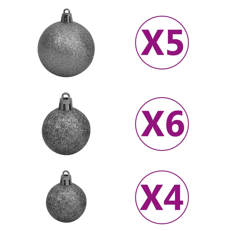 Artificial_Christmas_Tree_with_LEDs&Ball_Set&Pine_Cones_150_cm_IMAGE_6