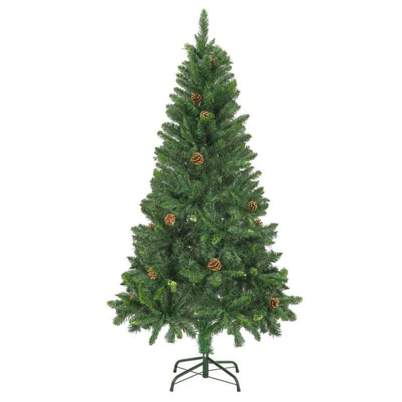 Artificial_Christmas_Tree_with_LEDs&Ball_Set_Pine_Cones_150_cm_IMAGE_3