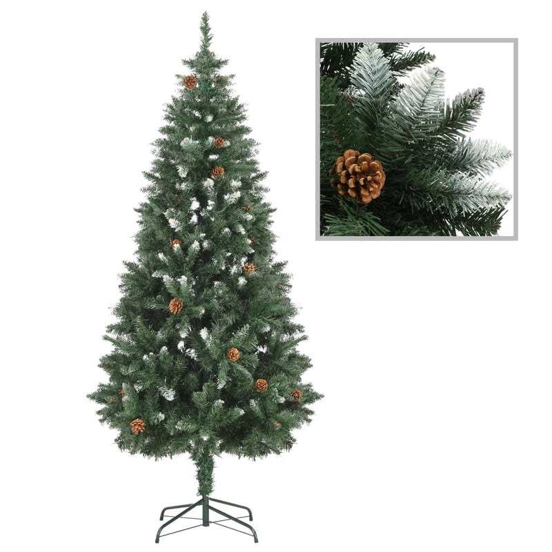 Artificial_Christmas_Tree_with_LEDs&Ball_Set_Pine_Cones_180_cm_IMAGE_2