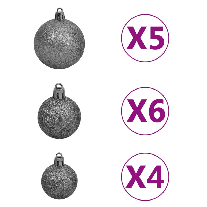 Slim_Christmas_Tree_with_LEDs&Ball_Set_Green_150_cm_IMAGE_8