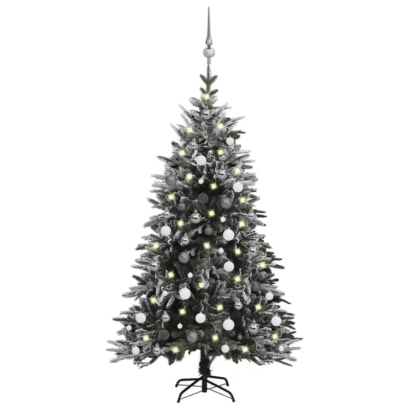 Artificial_Christmas_Tree_LED&Ball_Set&Flocked_Snow_150_cm_PVC&PE_IMAGE_1_EAN:8720286500156