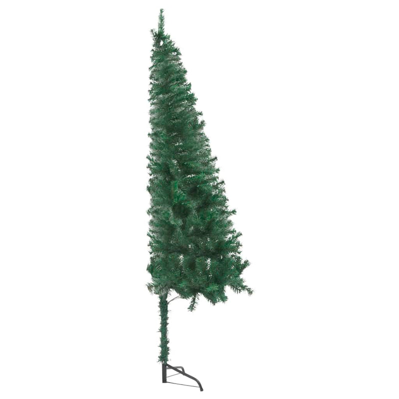 Corner_Artificial_Christmas_Tree_LEDs&Ball_Set_Green_240_cm_PVC_IMAGE_3