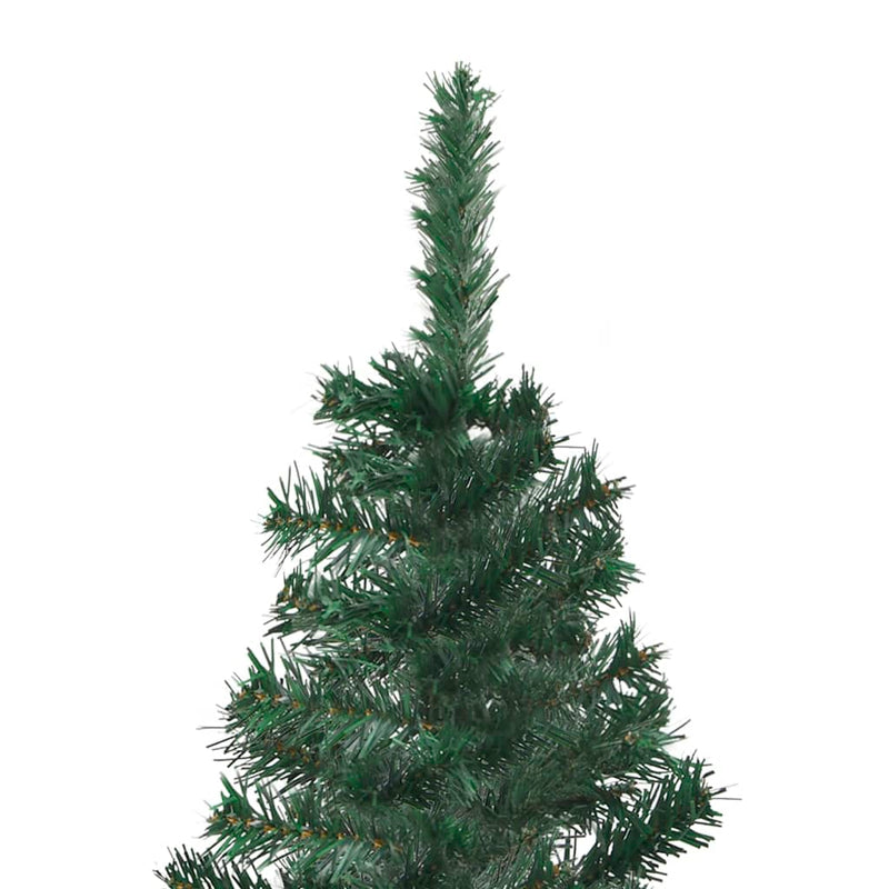 Corner_Artificial_Christmas_Tree_LEDs&Ball_Set_Green_240_cm_PVC_IMAGE_4