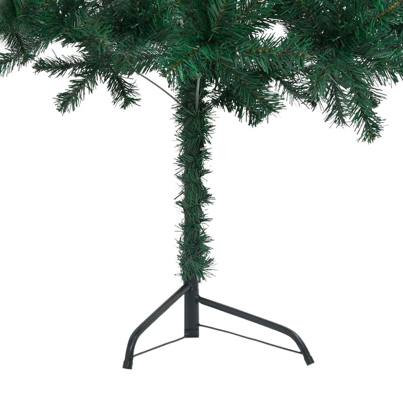 Corner_Artificial_Christmas_Tree_LEDs&Ball_Set_Green_240_cm_PVC_IMAGE_5