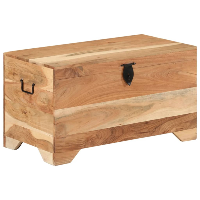 Storage Chest Solid Acacia Wood