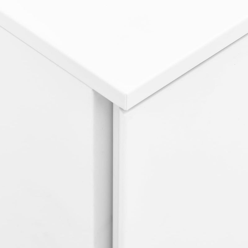 Mobile File Cabinet White 39x45x67 cm Steel