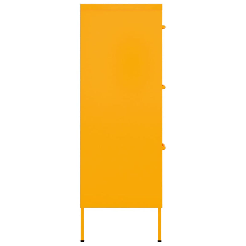 Drawer_Cabinet_Mustard_Yellow_80x35x101.5_cm_Steel_IMAGE_4_EAN:8720286564585