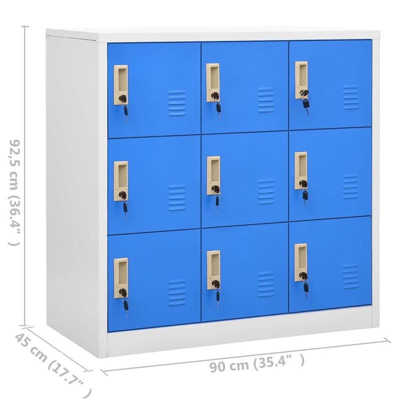Locker_Cabinet_Light_Grey_and_Blue_90x45x92.5_cm_Steel_IMAGE_8