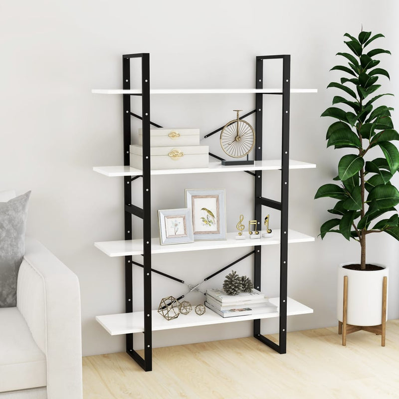 4-Tier_Book_Cabinet_White_100x30x140_cm_Engineered_Wood_IMAGE_3