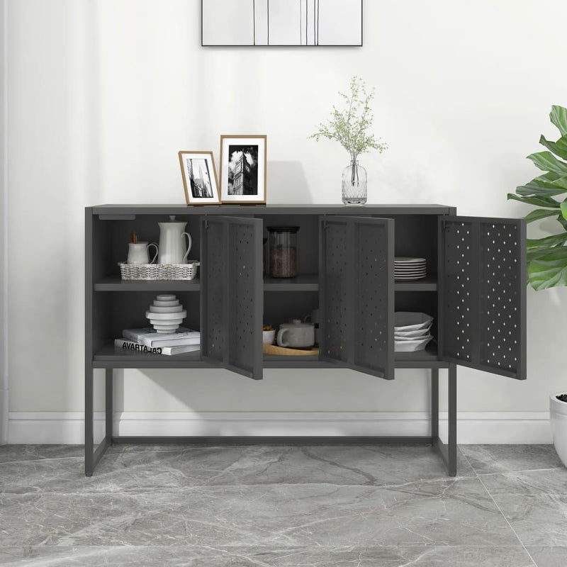 Sideboard_Anthracite_105x35x75_cm_Steel_IMAGE_3_EAN:8720286587829