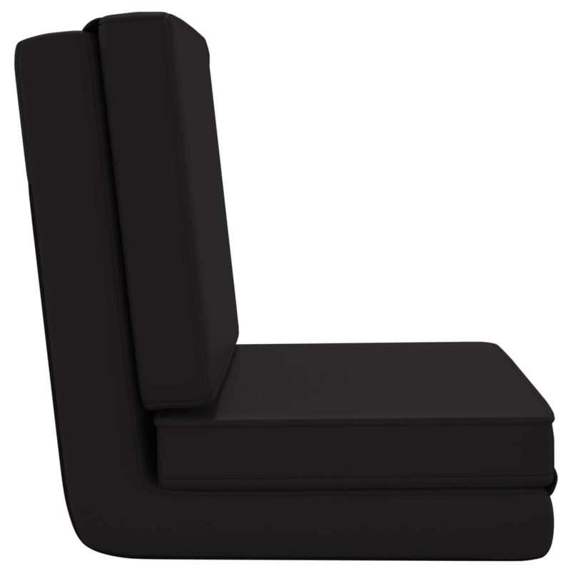 Folding_Floor_Chair_Black_Faux_Leather_IMAGE_4