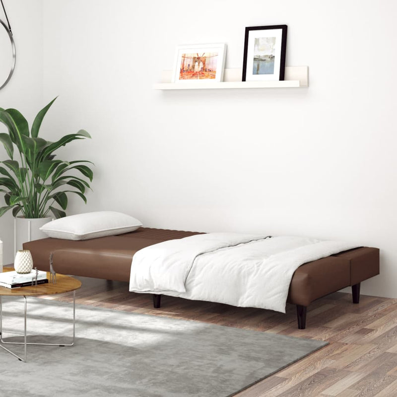 2-Seater_Sofa_Bed_Brown_Faux_Leather_IMAGE_3_EAN:8720286635803