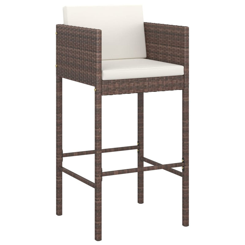 Bar_Stools_2_pcs_with_Cushions_Brown_Poly_Rattan_IMAGE_3_EAN:8720286638163