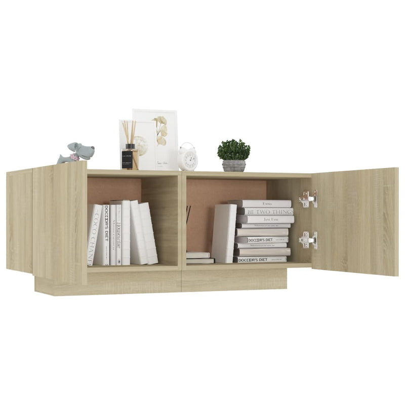 Bedside_Cabinet_Sonoma_Oak_100x35x40_cm_Engineered_Wood_IMAGE_4