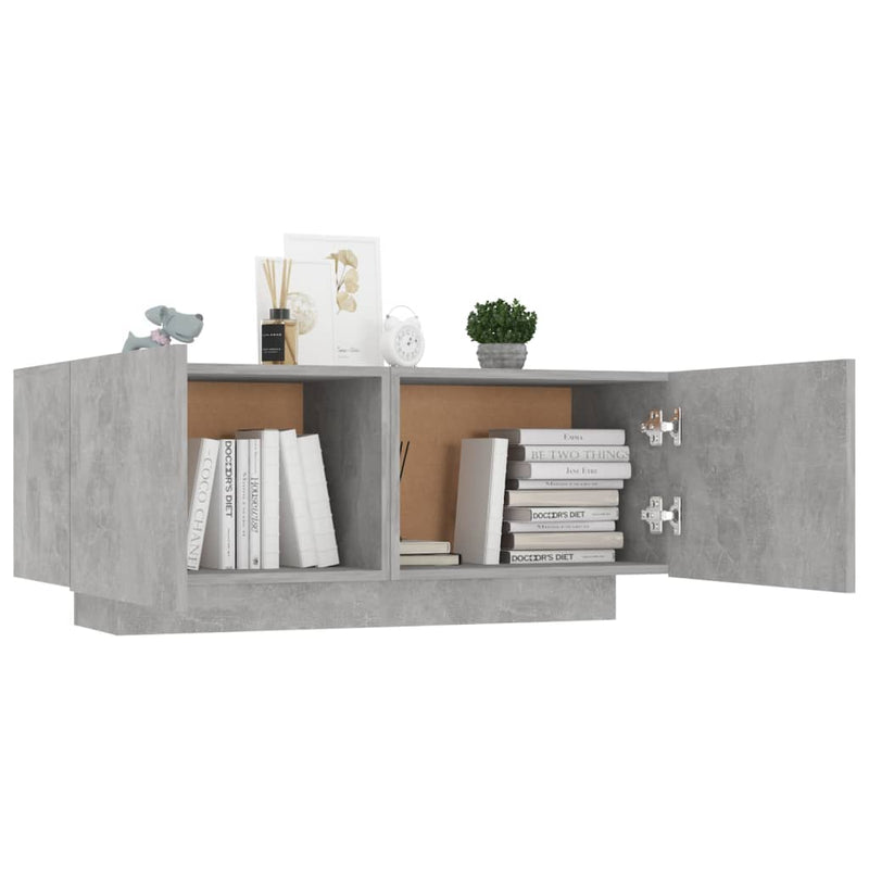 Bedside_Cabinet_Concrete_Grey_100x35x40_cm_Engineered_Wood_IMAGE_4
