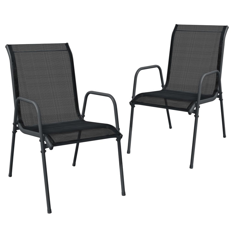 Garden_Chairs_2_pcs_Steel_and_Textilene_Black_IMAGE_2