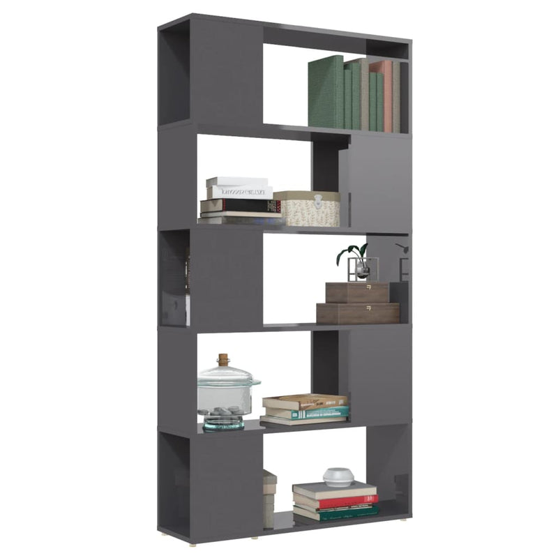 Book_Cabinet_Room_Divider_High_Gloss_Grey_80x24x155_cm_Engineered_Wood_IMAGE_5