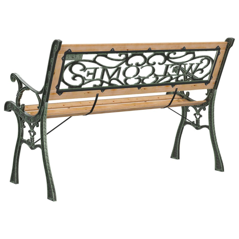 Garden Bench 122 cm Solid Wood Fir