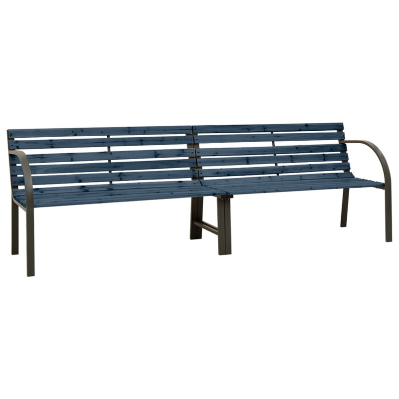Twin_Garden_Bench_241_cm_Solid_Wood_Chinese_Fir_Grey_IMAGE_1_EAN:8720286662014
