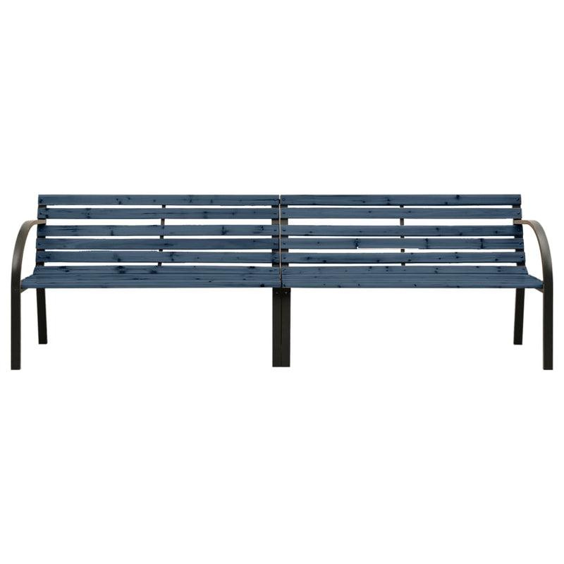 Twin_Garden_Bench_241_cm_Solid_Wood_Chinese_Fir_Grey_IMAGE_2_EAN:8720286662014