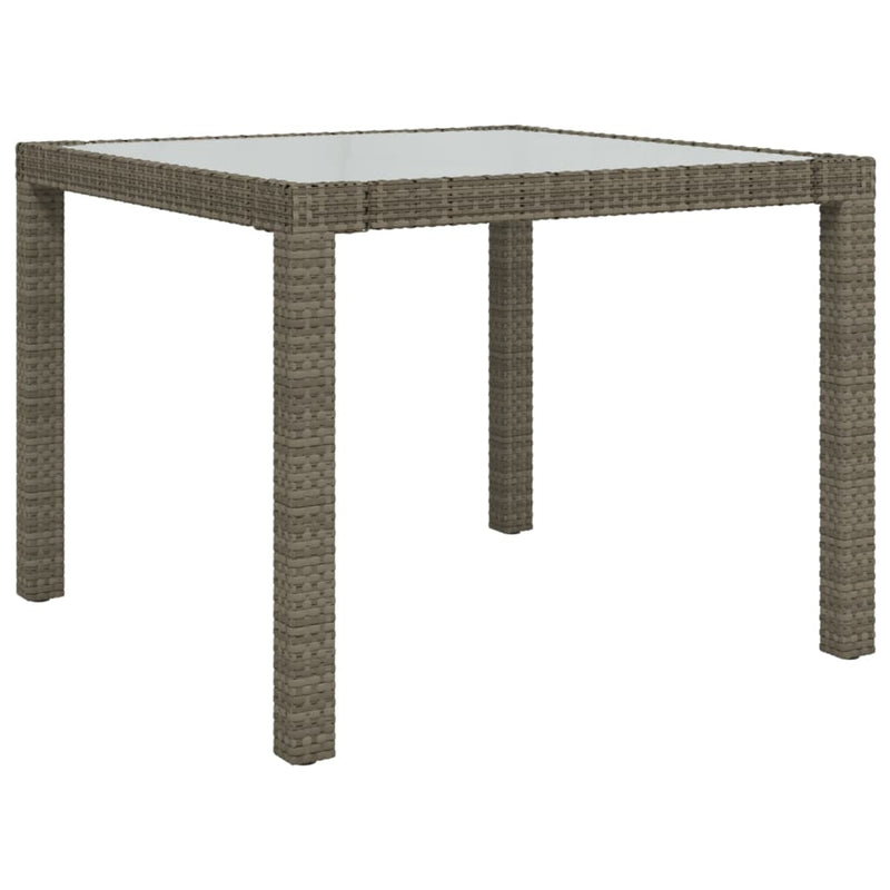 Garden_Table_90x90x75_cm_Tempered_Glass_and_Poly_Rattan_Grey_IMAGE_2