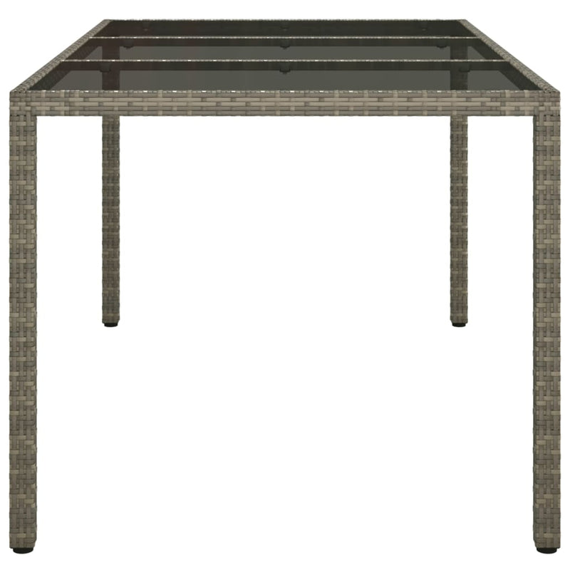 Garden_Table_150x90x75_cm_Tempered_Glass_and_Poly_Rattan_Grey_IMAGE_4