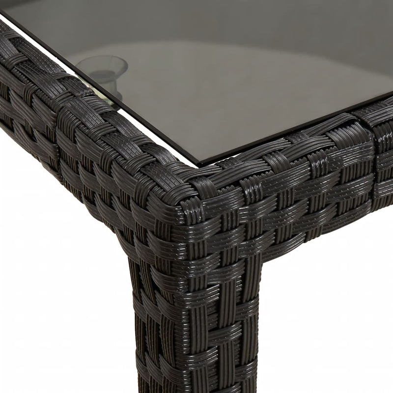 Garden_Table_Black_190x90x75_cm_Tempered_Glass_and_Poly_Rattan_IMAGE_5