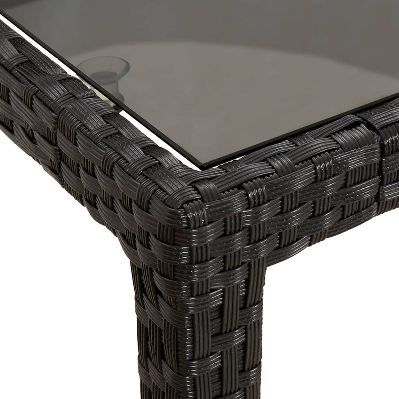 Garden_Table_Black_250x100x75_cm_Tempered_Glass_and_Poly_Rattan_IMAGE_5