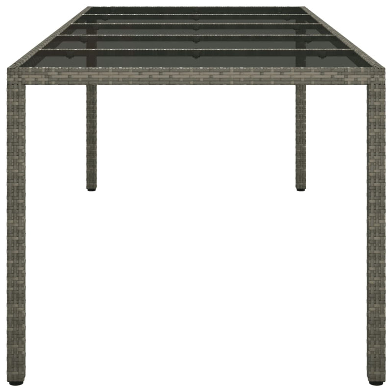 Garden_Table_Grey_250x100x75_cm_Tempered_Glass_and_Poly_Rattan_IMAGE_4