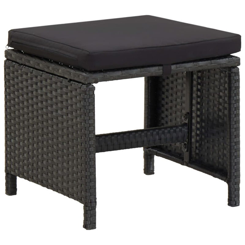 Garden_Stools_with_Cushions_2_pcs_Poly_Rattan_Black_IMAGE_2