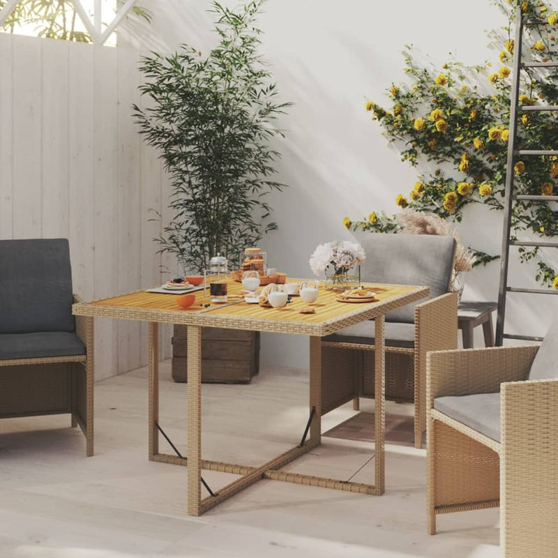 Garden_Table_Beige_109x107x74_cm_Poly_Rattan&Solid_Wood_Acacia_IMAGE_3