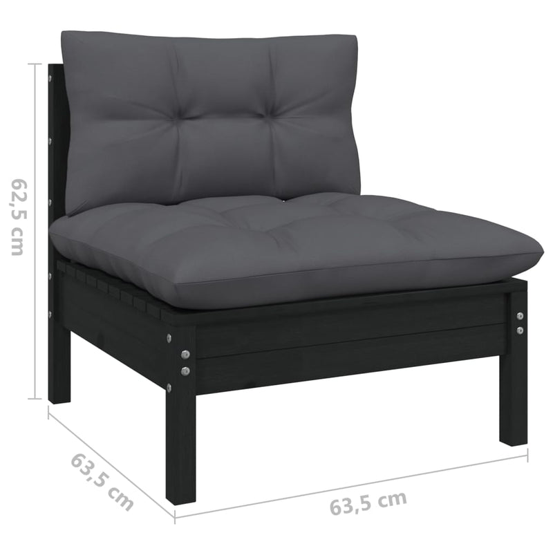 3_Piece_Garden_Lounge_Set_with_Cushions_Black_Solid_Pinewood_IMAGE_10_EAN:8720286671184